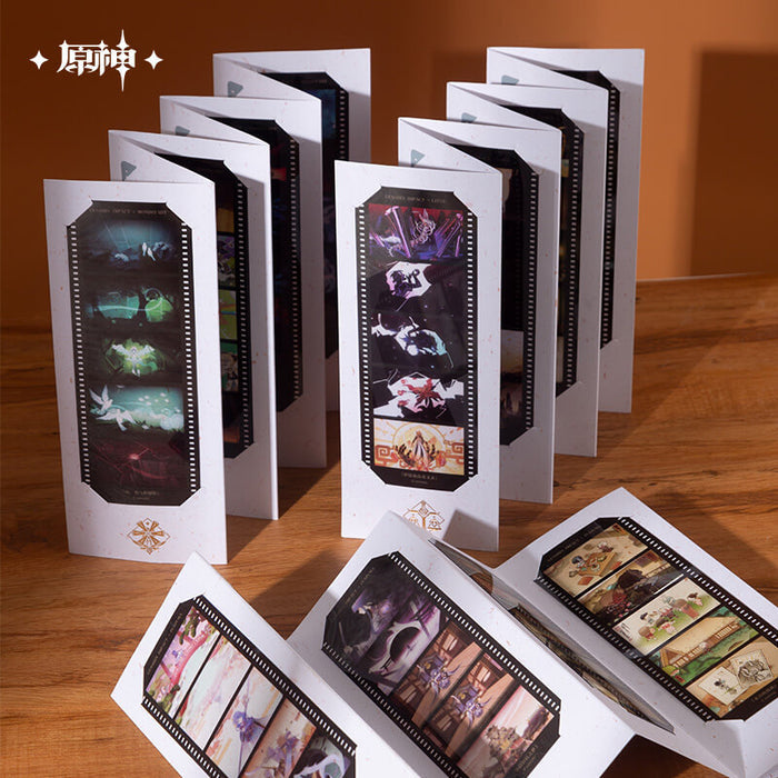 【2pcs 5% off】Genshin Imitation Film Bookmark Set