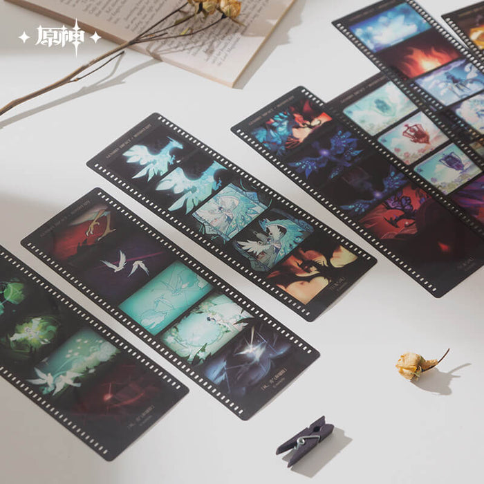 【2pcs 5% off】Genshin Imitation Film Bookmark Set