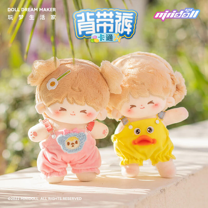 【2pcs 5% off】Minidoll Overalls Suspender Trousers for 20cm Plush Dolls