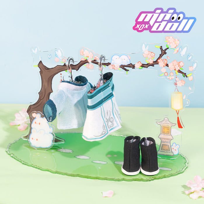 【2pcs 5% off】Minidoll Plush Doll Acrylic Coat Hanger Set