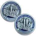 9/11 25th Anniversary Challenge Coin, 2 Inch