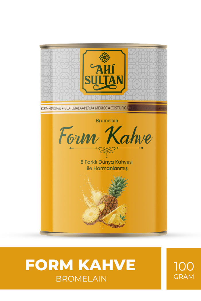 Ahi Sultan Form Kahvesi 8 Farkli Kahve ve Bromelain Icerikli brings together a special blend of eight different coffee varieties for a rich, layered coffee experience.