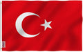 Turkish Flag 70x105 cm Polyester Fabric
