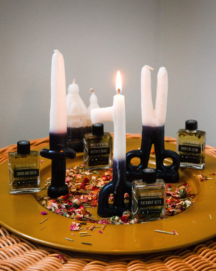 "Be Open" Symbol Shape Candle Symbol Shape Candle House of Intuition