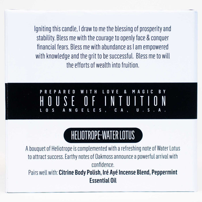 "BLESS ME with PROSPERITY" Affirmation Soy Candle BLESS ME - Affirmation Candles House of Intuition