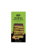 Bolci Dubai Chocolate Pistachio Kadaif Filled Dark Chocolate brings together the rich intensity of premium dark chocolate with a luxurious pistachio and crispy kadaif filling inspired by Middle Eastern flavors.