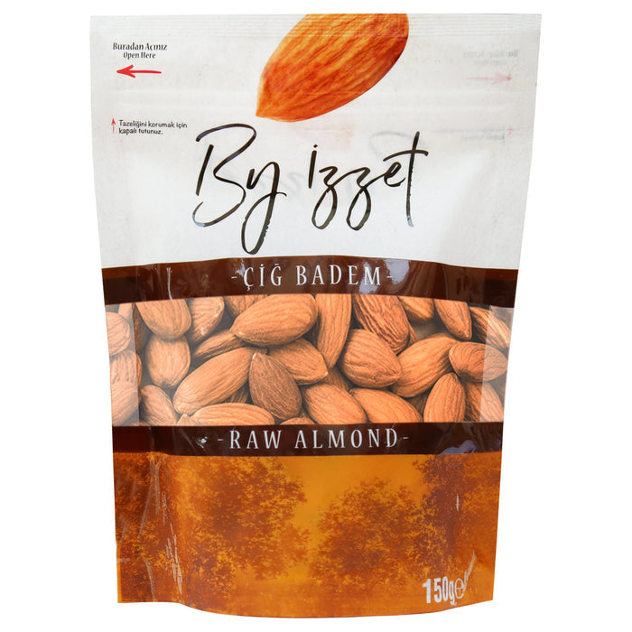 Enjoy the pure, natural crunch of By Izzet Raw Almonds—a wholesome snack packed with nutrients and flavor.