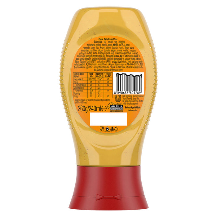 Calve Balli Hardal brings together the smooth tang of classic mustard with the natural sweetness of real honey for a perfectly balanced flavor.