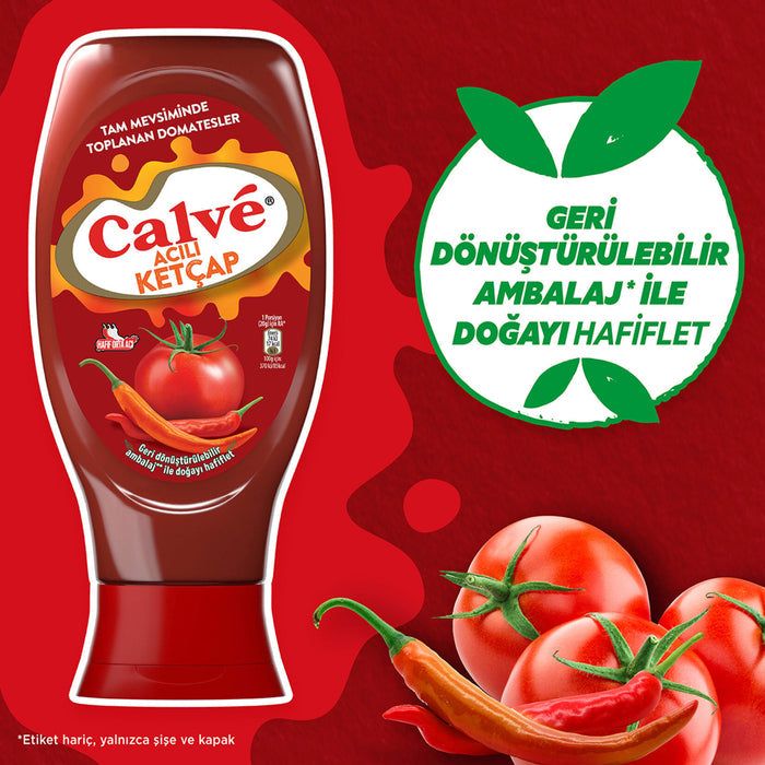Upgrade your meals with the bold flavors of the Calve Spicy Ketchup & Mayonnaise Duo Set.