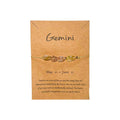 Gemini Crystal Drawstring Bracelet Bracelet -Amulet Whse