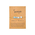 Scorpio Crystal Drawstring Bracelet Bracelet -Amulet Whse