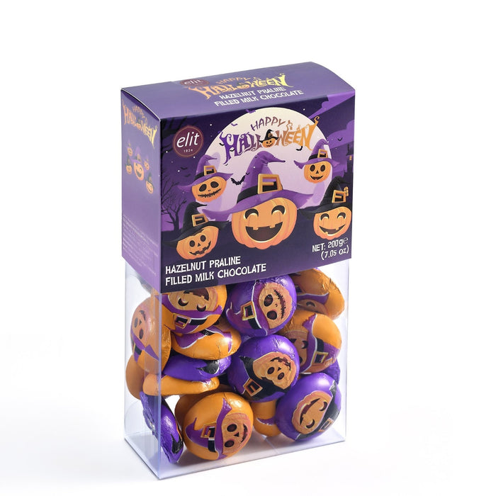 Celebrate the spooky season with the Elit Halloween Emoji Milk Chocolate Box, a delightful treat from Türkiye that combines fun and flavor in every bite.