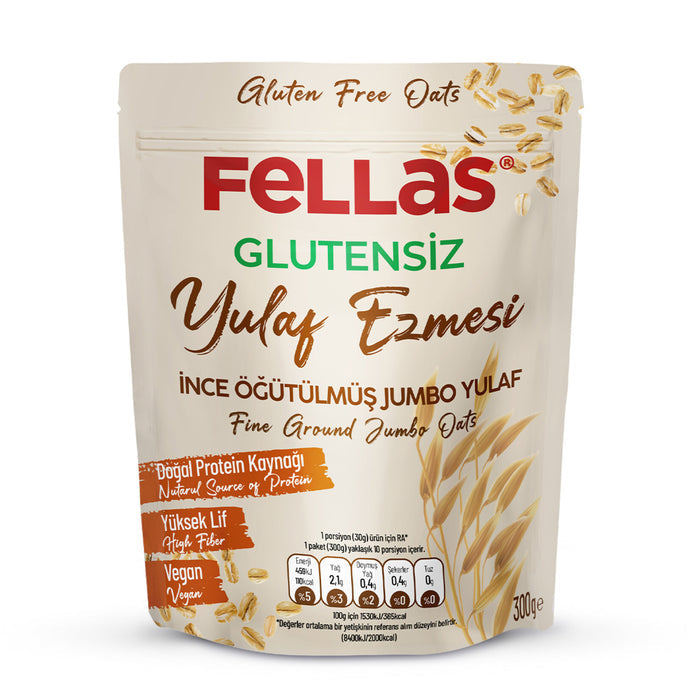 Start your morning with Fellas Gluten Free Oat Flakes, a simple and wholesome breakfast essential made from carefully selected oats.