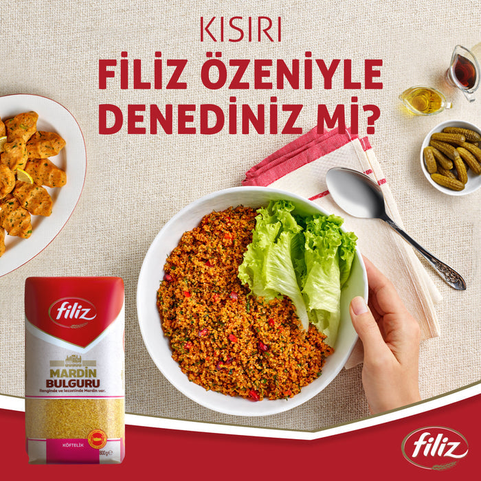 Filiz Mardin Koftelik Fine Bulgur brings the rich culinary traditions of southeastern Türkiye right to your kitchen.