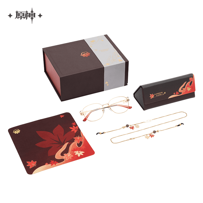 Genshin Keadehara Kazuha FYWY Bracelet Glasses Gift Box