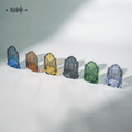 Genshin Transparent Card Bookmark Set