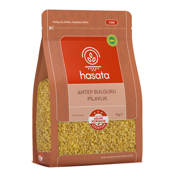 Hasata Pilavlik Antep Bulgur brings the rich culinary tradition of southeastern Türkiye to your kitchen.