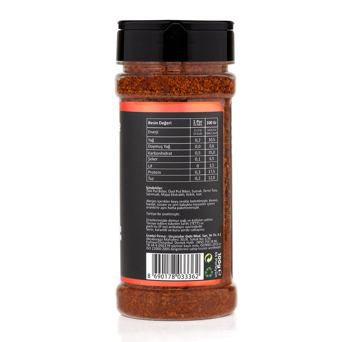 Hayfene Ates Kirmizi Etler & Izgara Baharati is a bold Turkish spice blend crafted to elevate red meat and grilled dishes with deep, smoky heat and balanced tanginess.