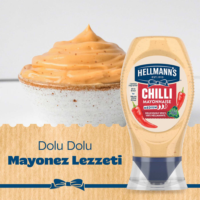Add bold heat to your favorite meals with Hellmann's Spicy Mayonnaise.