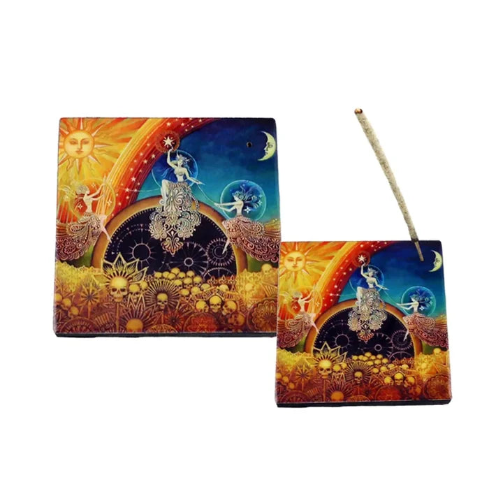 Incense Holder - Wood Celestial Plate Incense & Holders -Holder Whse