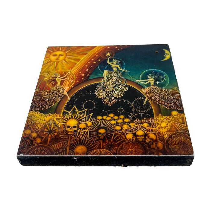 Incense Holder - Wood Celestial Plate Incense & Holders -Holder Whse