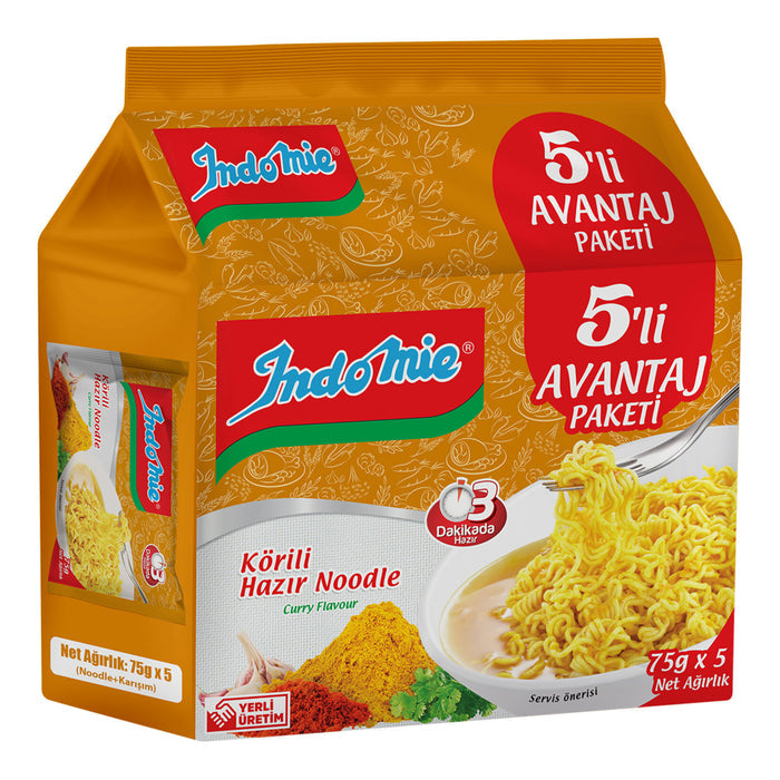 Bring the bold flavors of Southeast Asia to your kitchen with Indomie Curry Flavored Instant Noodles.