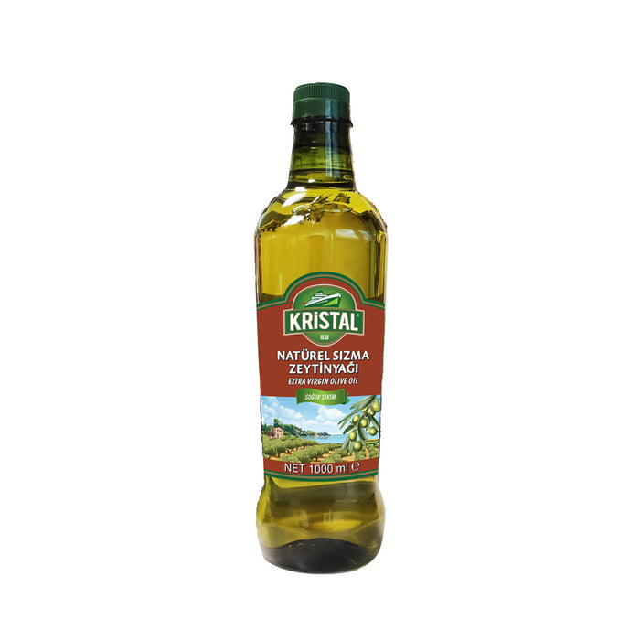 Experience the rich, smooth taste of Kristal Extra Virgin Olive Oil, a staple of Mediterranean kitchens since 1938.