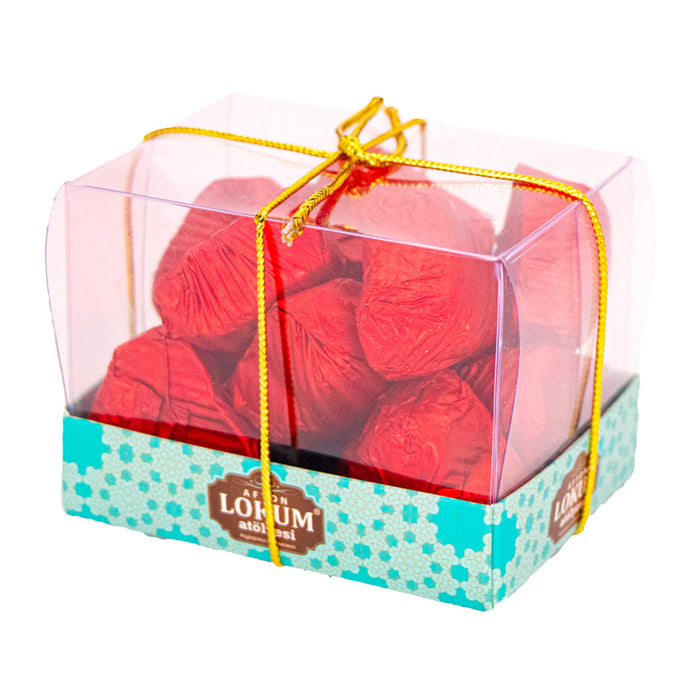 Lokum Atoylesi Mini Heart Shaped Chocolate brings a charming and delicious touch to your sweet moments.