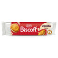 Lotus Biscoff Vanilla Sandwich Cookies bring together the iconic caramelized crunch of Biscoff biscuits with a smooth, creamy vanilla filling.