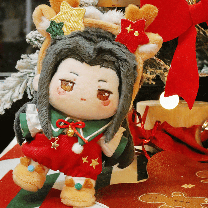 MDZS KAZE 10cm Christmas Traditional Plushie Doll Clothes Set