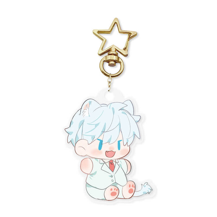 Merman Anniversary Keychain Metal Badge