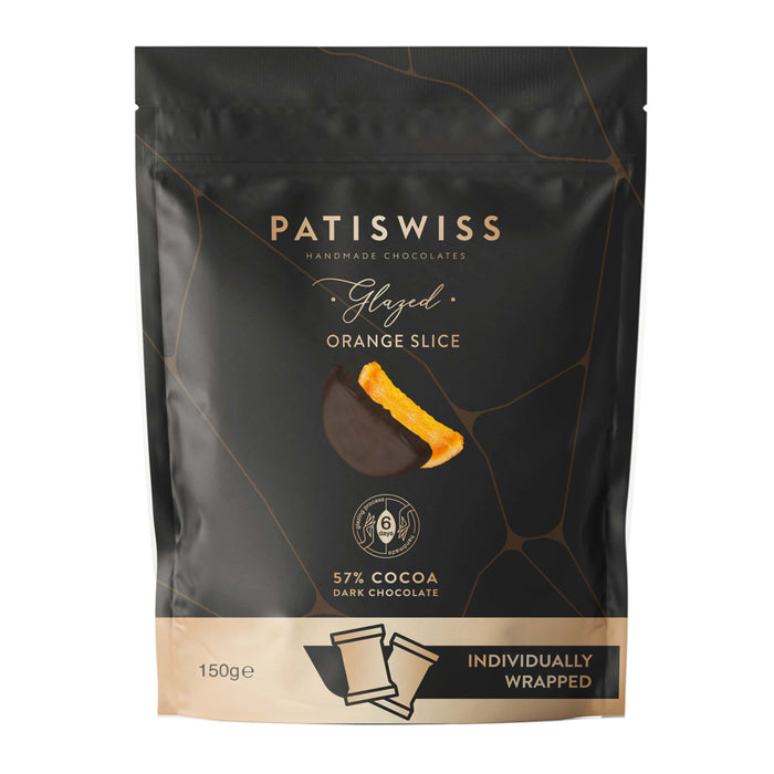 Discover a gourmet twist on a classic treat with Patiswiss Full Coated Orange Slice.