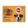 Pedigree Wet Dog Food Meat Selection Pouch 4 x 100 g offers a convenient variety pack designed to provide complete and balanced daily nutrition for adult dogs.