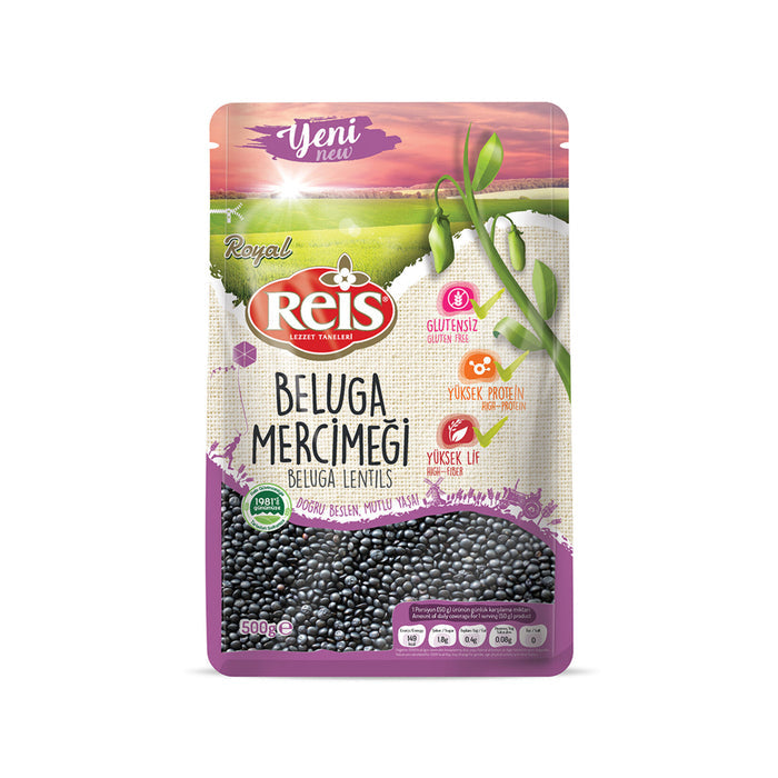 Reis Royal Beluga Lentils bring the rich, earthy flavor of premium Turkish legumes to your kitchen.