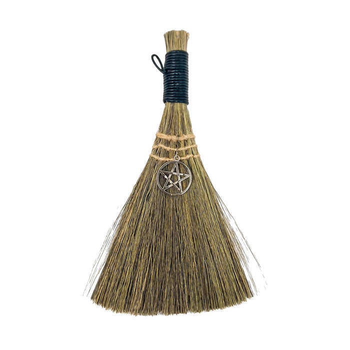 Sacred Wicca Broom - Pentacle Altar - Broom Whse