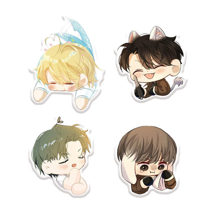 【SALE】The Falling Merman Stickers Acrylic Clips Polaroid Coaster Badge