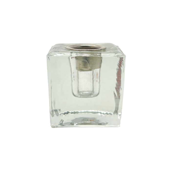Clear Square Mini Candle Holder V115