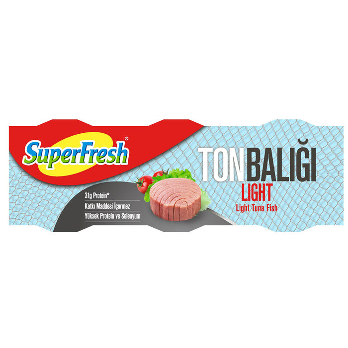 Superfresh Light Tuna brings premium-quality tuna from Türkiye to your kitchen in a convenient 3 x 75 g pack.