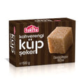 Enjoy the rich, natural sweetness of Takita Brown Cube Sugar, made with high-quality sugar and sugarcane molasses.