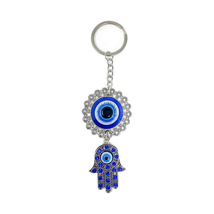 Hamsa Evil Eye Keychain House of Intuition Inc