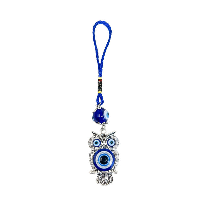 Talisman Keychain - Owl Evil Eye Charms & Pendants -Keychain Whse