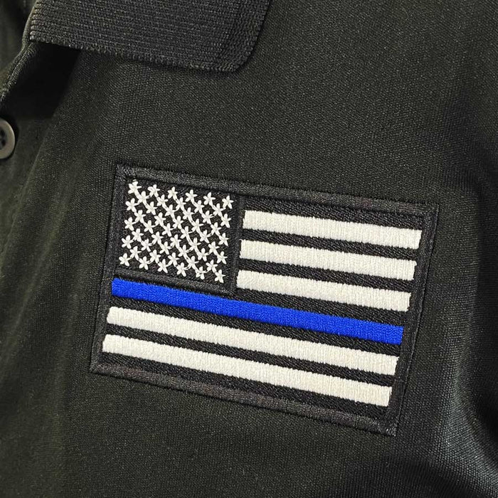Tall Sizing - Thin Blue Line American Flag