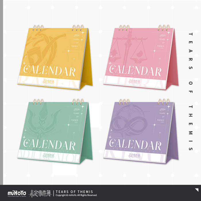 Tears of Themis MiHoYo 2026 Commemorative Desk Calendar