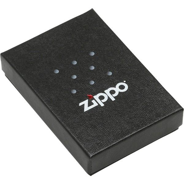 Thin Blue Line American Flag Chrome Zippo Lighter