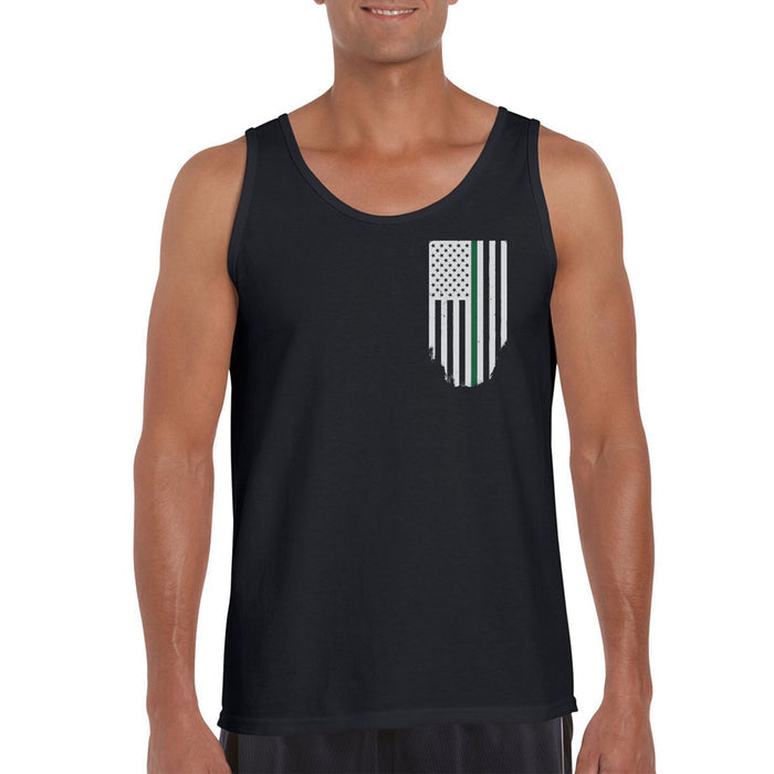 Thin Green Line American Flag - HONOR & RESPECT