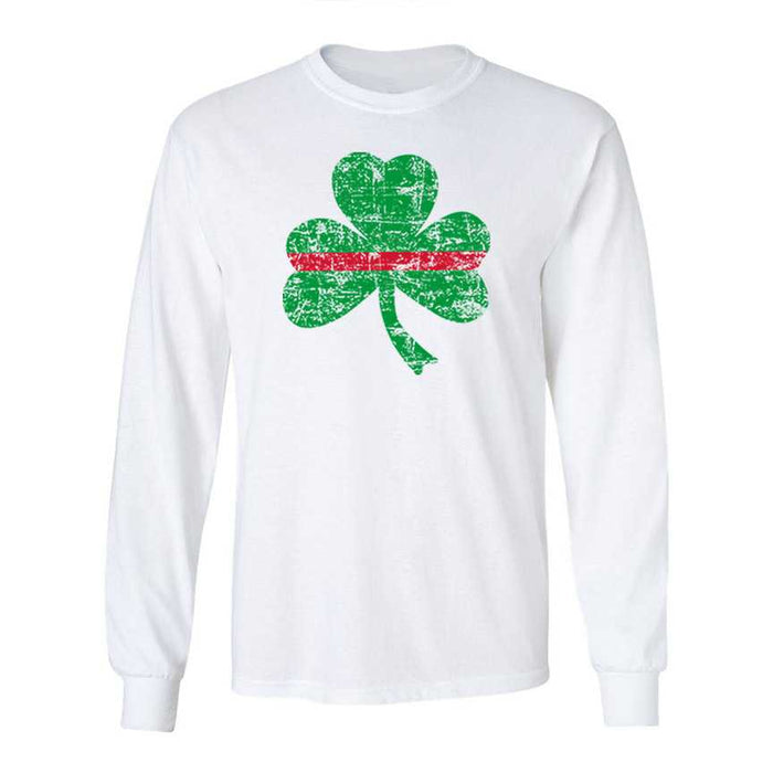 Thin Red Line St. Patrick's Shamrock Long Sleeve Shirt