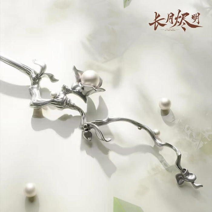 Till The End Of The Moon Silver Hairpin
