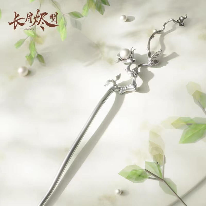 Till The End Of The Moon Silver Hairpin
