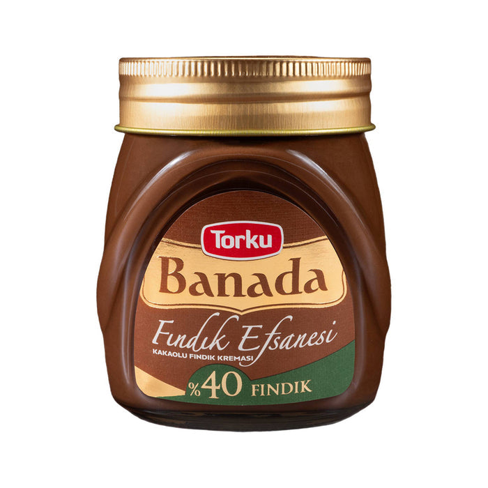 Torku Banada Findik Efsanesi Cacao Hazelnut Spread brings the rich taste of roasted hazelnuts together with smooth cocoa for a satisfying breakfast and snack experience.