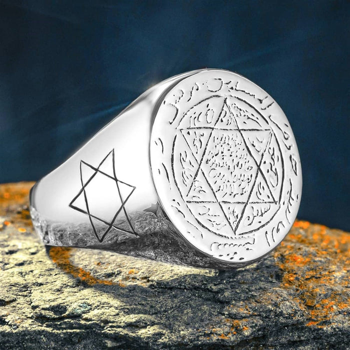 Turkish Sterling Silver Ring with Seal of Solomon is a powerful expression of heritage, symbolism, and master craftsmanship.